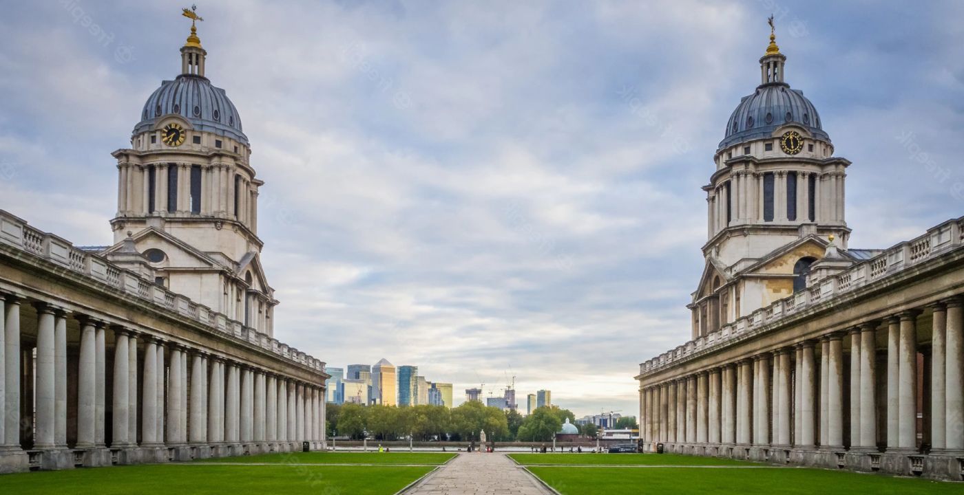 view of historic Old Royal Naval College