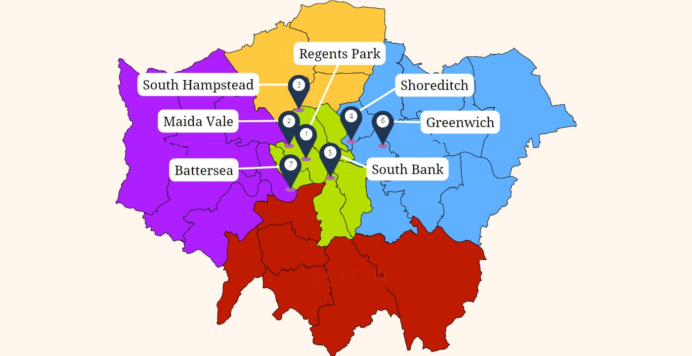 map of London