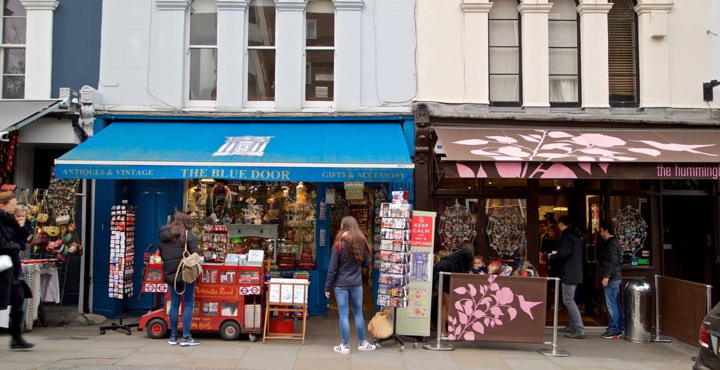 antiques stores in portobello market