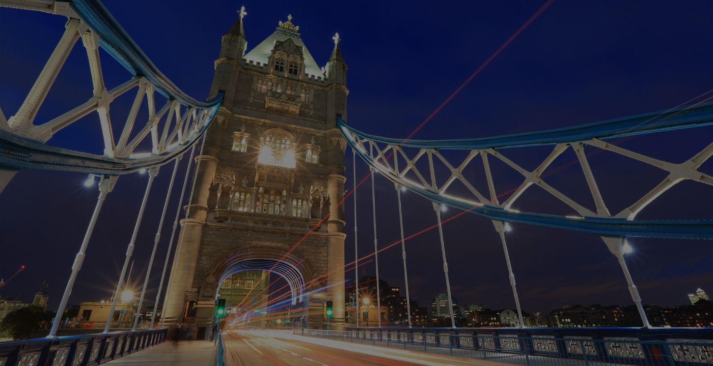 Tower Bridge, one of London's famous landmarks