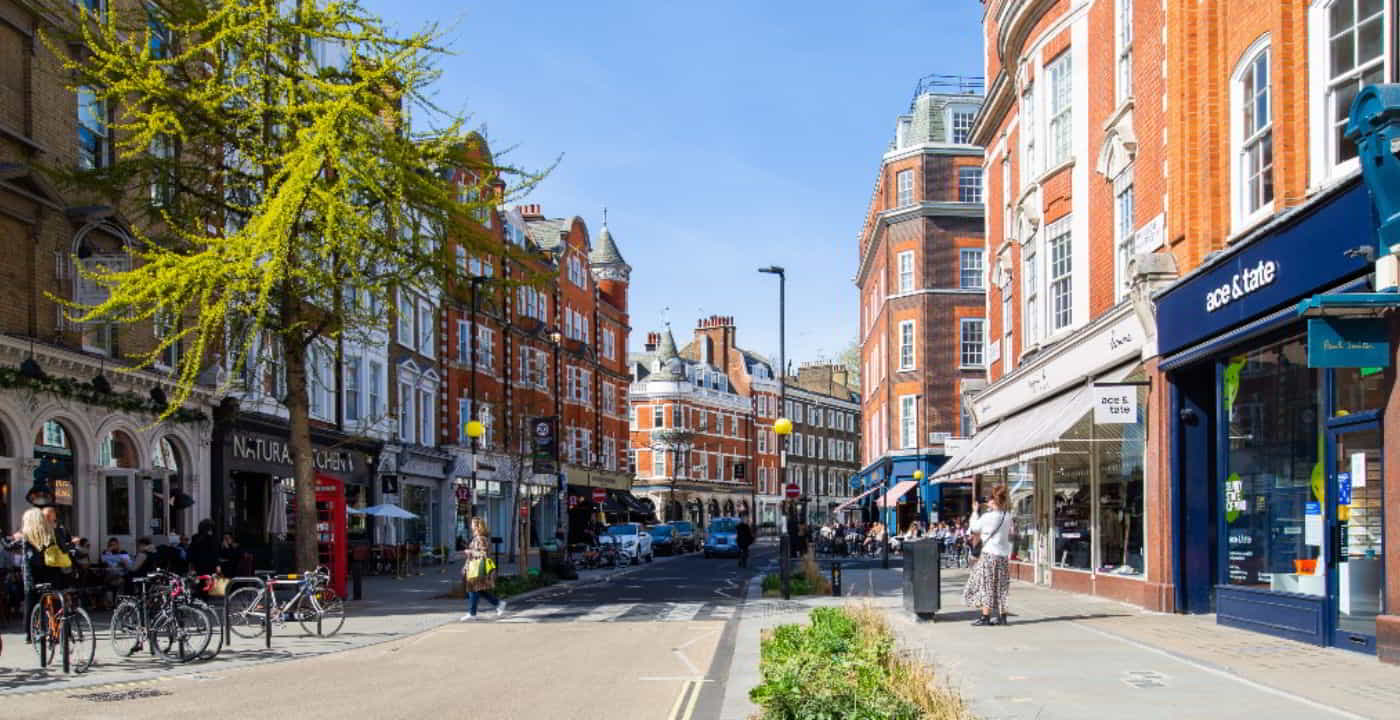 shopping at Marylebone