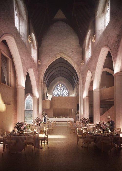 wedding reception at Garden Museum