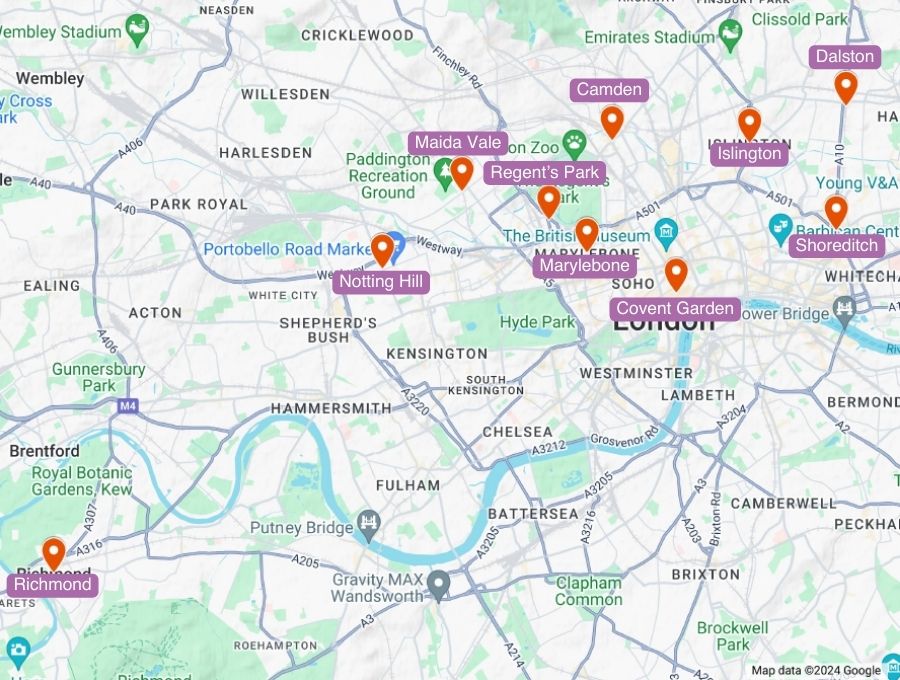 where to stay in london