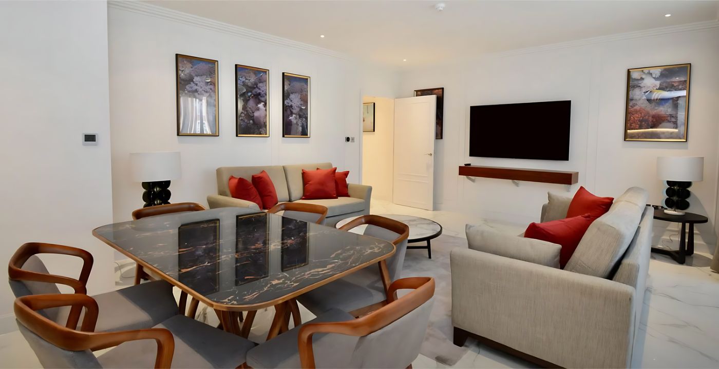 2 Bedroom Super Deluxe Serviced Apartment With Desk & Co-Working Space